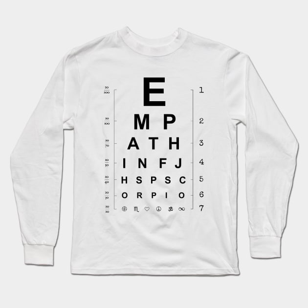 Empath INFJ HSP Scorpio Long Sleeve T-Shirt by jennifersoldner